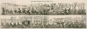 La procesión fúnebre del difunto Duque de York de English School