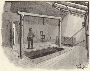 La horca en la Prisión de Newgate
