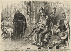 El fantasma del padre de Hamlet en una situación incómoda