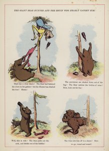 El cazador de osos gigante y el oso que casi lo atrapó de English School