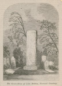 La lápida de John Britton de English School