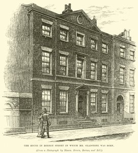 La casa en Rodney Street donde nació el Sr. Gladstone de English School