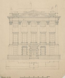 La casa del Sr. Scotmother, Cavendish Square, Londres de English School