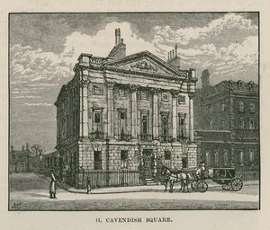 La casa del Sr. Scotmother, Cavendish Square, Londres de English School