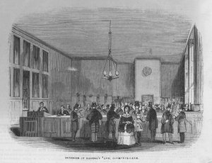 El interior del Banco de Rogers y Co de English School