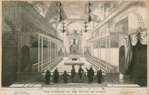 El interior de la Cámara de los Lores