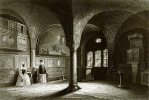 El interior de la Capilla de Wartburg de English School