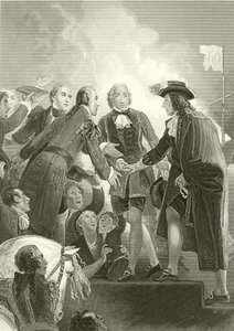 El desembarco de Guillermo III en Torbay de English School