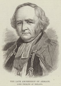 El difunto Arzobispo de Armagh, Lord Primado de Irlanda de English School