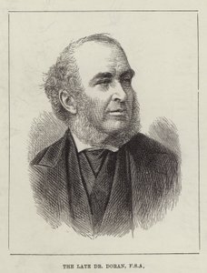 El fallecido Dr. Doran, FSA (grabado) de English School