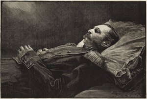 El difunto Emperador Alejandro II de Rusia después de la muerte de English School