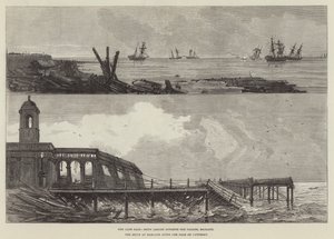 El último temporal en Margate (grabado)