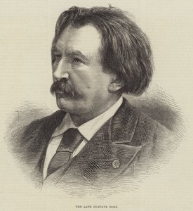 El difunto Gustave Doré (grabado) de English School