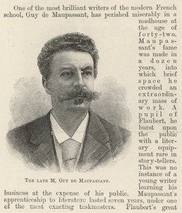 El difunto M Guy de Maupassant de English School