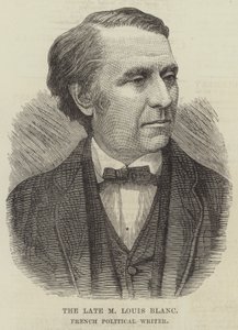 El difunto Sr. Louis Blanc, Escritor Político Francés de English School
