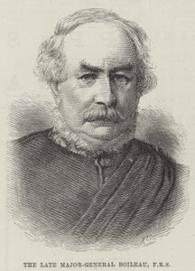 El difunto Mayor-General Boileau, FRS de English School