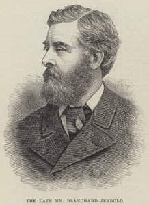 El difunto Sr. Blanchard Jerrold (grabado) de English School