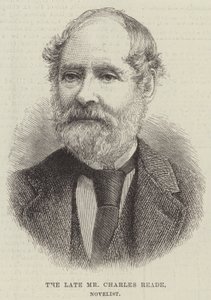 El difunto Sr. Charles Reade, novelista de English School