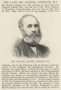 El difunto Sr. Handel Cossham, MP de English School