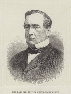 El difunto Sr. Justice Keogh, Juez Irlandés de English School