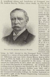 El difunto Sir Andrew Barclay Walker