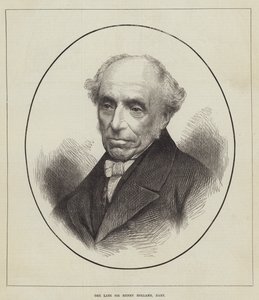 El difunto Sir Henry Holland, baronet de English School