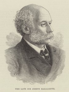 El difunto Sir Joseph Bazalgette de English School