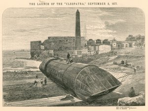 El lanzamiento de la Cleopatra, 8 de septiembre de 1877