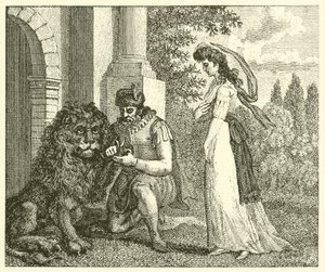 El león enamorado (grabado)