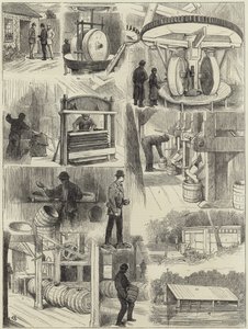 La fabricación y almacenamiento de pólvora de English School