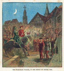 La guardia marchante en el reinado del rey Enrique VIII de English School