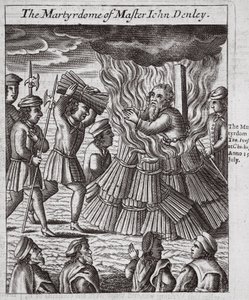 El martirio de maese John Denley, ilustración de 