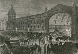 El mercado de carne, Smithfield a las dos de la mañana de English School