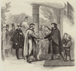 El encuentro de Garibaldi y Tennyson de English School