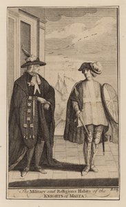 Los hábitos militares y religiosos de los Caballeros de Malta de English School
