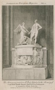 El monumento erigido en la Catedral de San Pablo de English School