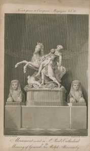 El monumento erigido en la Catedral de San Pablo de English School