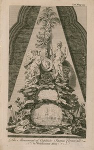 El monumento del Capitán James Cornwall de English School