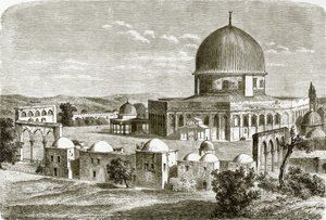 La mezquita de Omar - sitio del templo en Jerusalén de English School