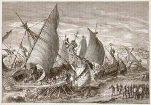 La batalla naval en el puerto de Siracusa de English School
