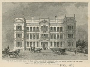 El nuevo Salón de Exámenes del Royal College of Surgeons y el Royal College of Physicians de English School