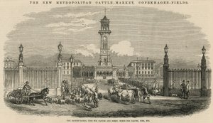 El nuevo Mercado de Ganado Metropolitano, Campos de Copenhague de English School