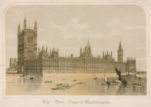 El nuevo Palacio de Westminster, Londres