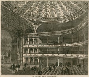 El nuevo Teatro Surrey, Blackfriars Road, Londres de English School