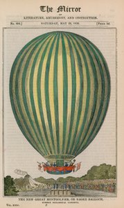 El nuevo gran Montgolfier, o globo de humo de English School