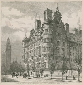Las nuevas oficinas de policía en el Victoria Embankment