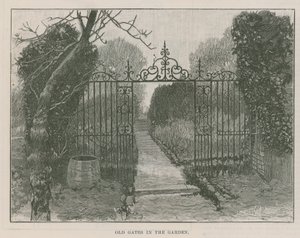El nuevo parque público en Highgate: puertas antiguas en el jardín