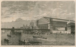 La nueva estación del Ferrocarril del Sureste, Cannon Street, Londres de English School