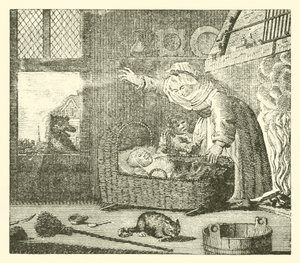 La nodriza y el lobo (grabado)