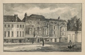 La antigua Real Academia en Pall Mall de English School